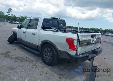 2018 Nissan Titan Platinum Reserve из США, поврежденный, VIN 1N6AA1E69JN549461